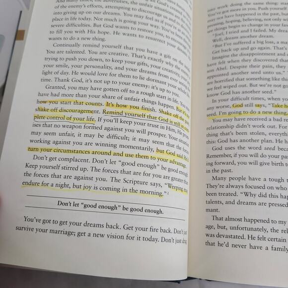 Joel Osteen Become A Better You Hardback Book with Journal - Picture 9 of 9